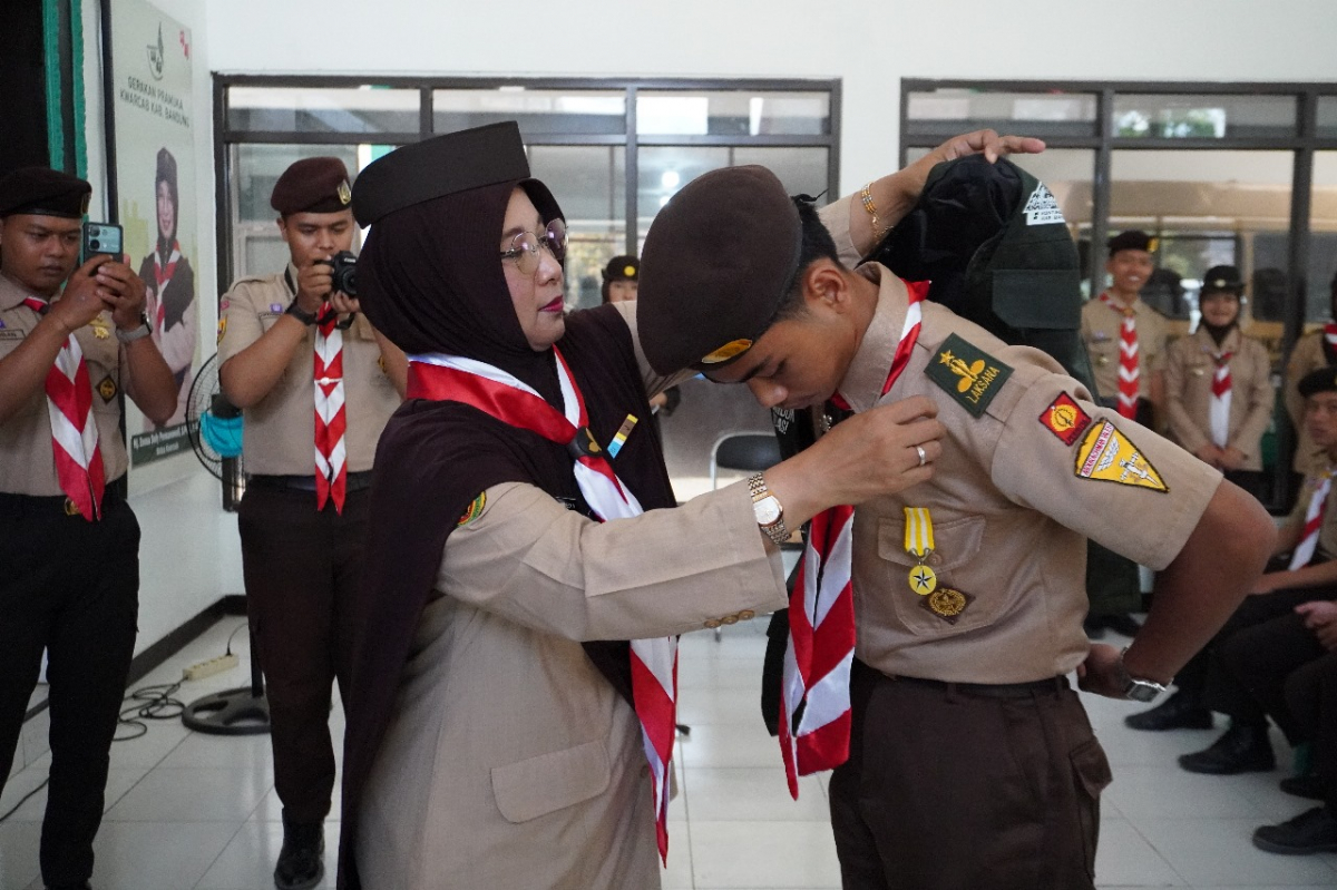 PELEPASAN KONTINGEN CABANG RAIMUNA DAERAH JABAR XIV TAGUN 2024