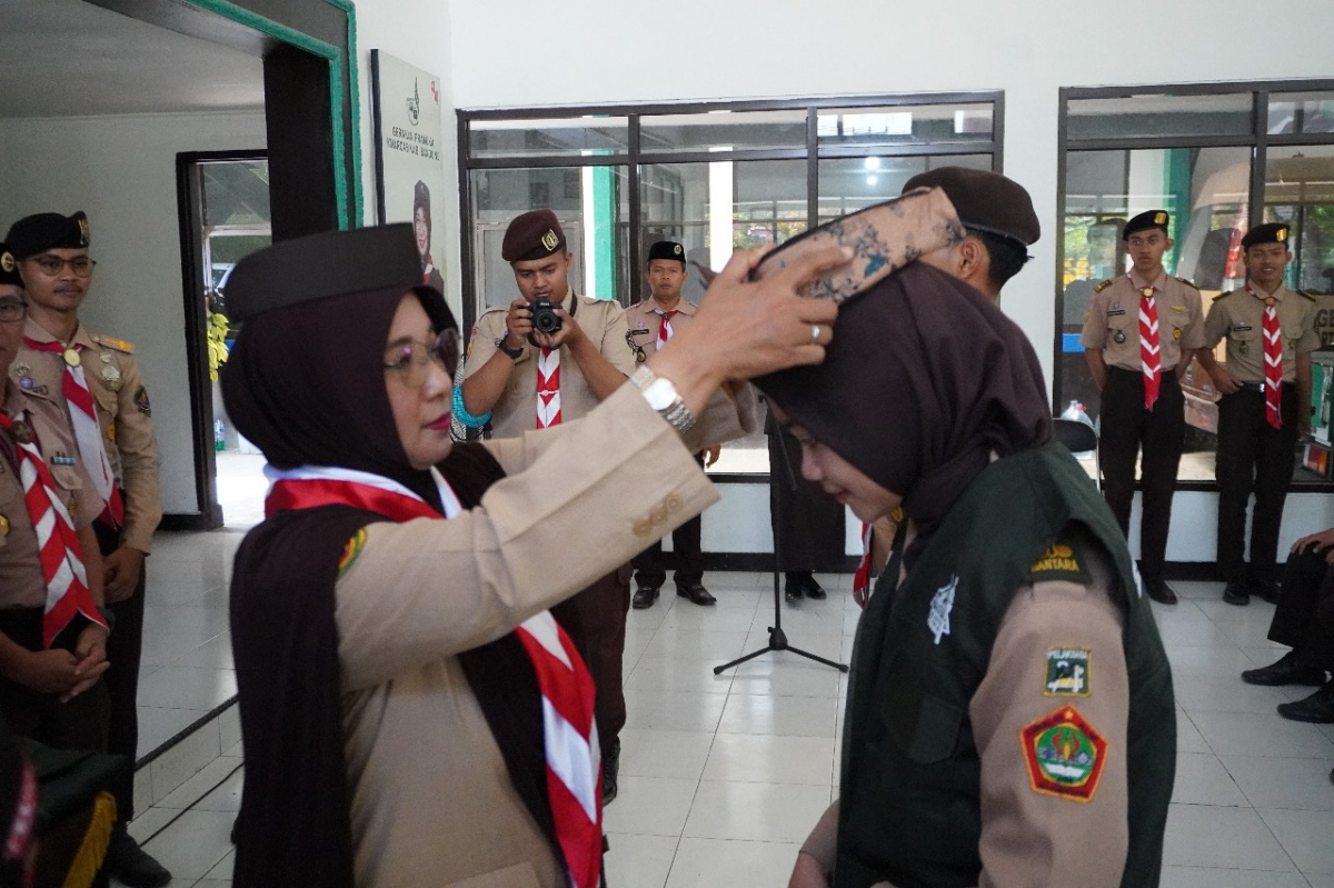PELEPASAN KONTINGEN CABANG RAIMUNA DAERAH JABAR XIV TAGUN 2024