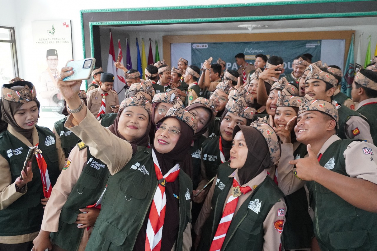 PELEPASAN KONTINGEN CABANG RAIMUNA DAERAH JABAR XIV TAGUN 2024
