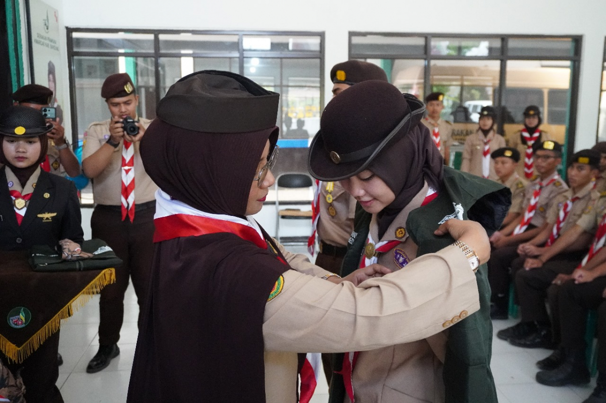 PELEPASAN KONTINGEN CABANG RAIMUNA DAERAH JABAR XIV TAGUN 2024