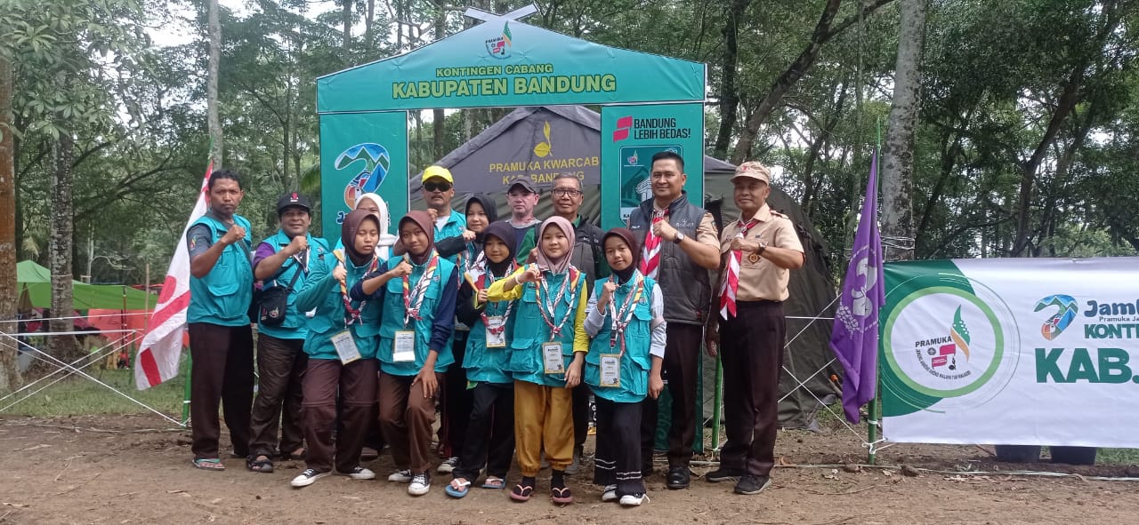32 Anggota Pramuka Penggalang Kwarcab Kabupaten Bandung Ikuti Jambore Daerah