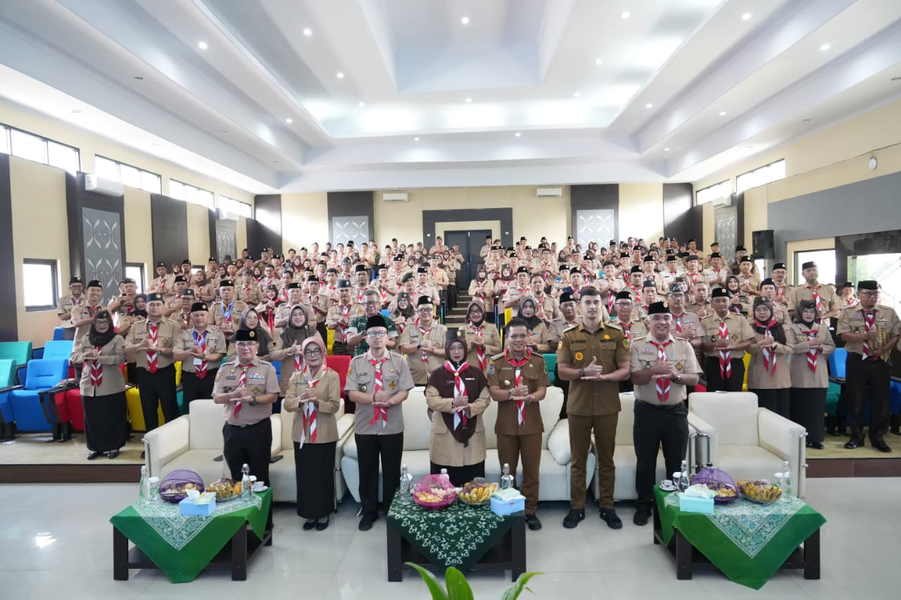 Bupati Bandung Selaku Kak Mabicab Membuka Rakercab Pramuka Kab. Bandung Tahun 2026