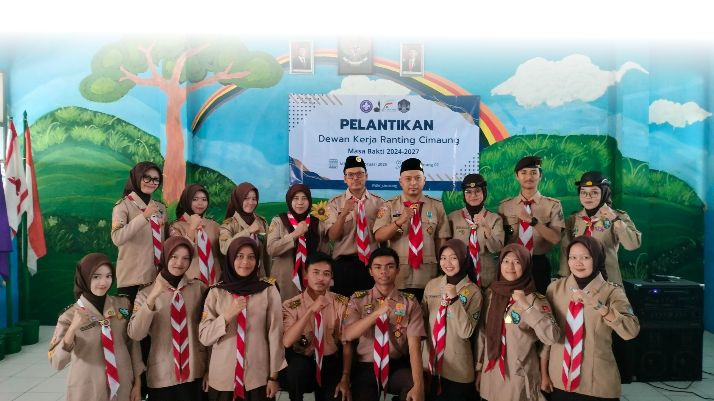 DEWAN KERJA CABANG MENGHADIRI PELANTIKAN & SIDANG PARIPURNA RANTING CIMAUNG