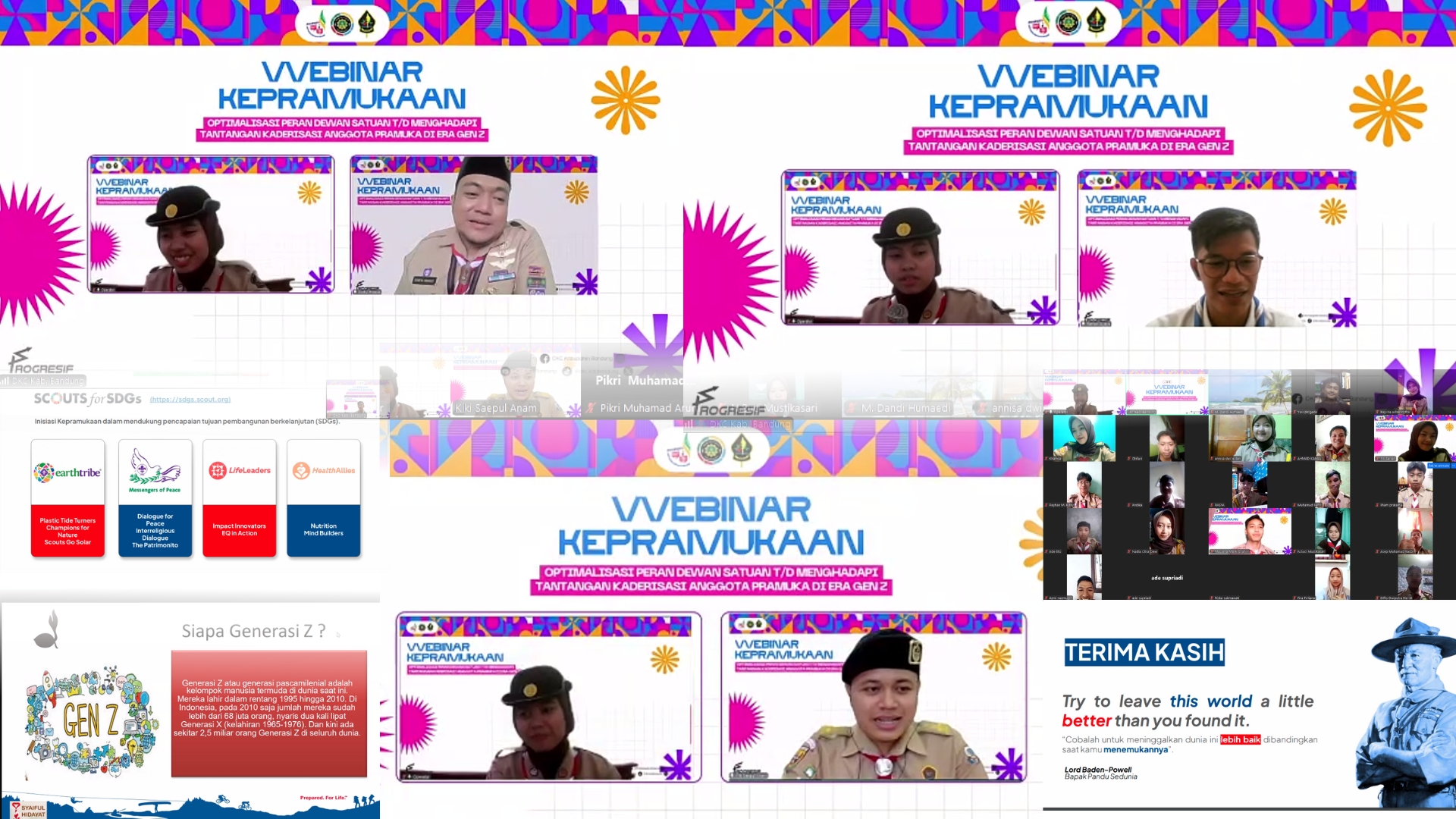 DKC Kabupaten Bandung Gelar Webinar Kepramukaan 2025: Membangun Kaderisasi Pramuka di Era Gen Z