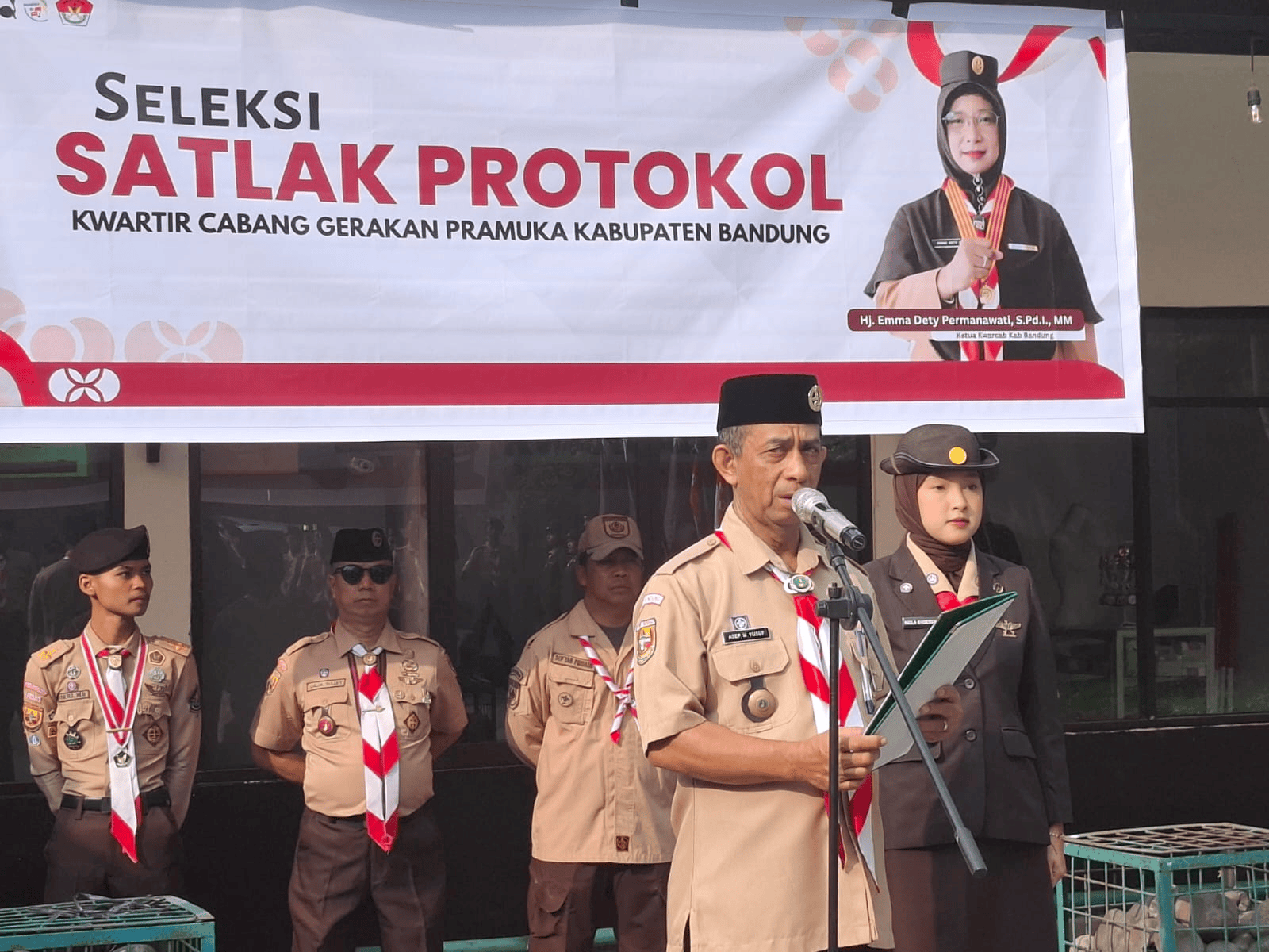 Humas Kwarcab Kabupaten Bandung Gelar Seleksi Calon Anggota Satlak Protokol Tahun 2026