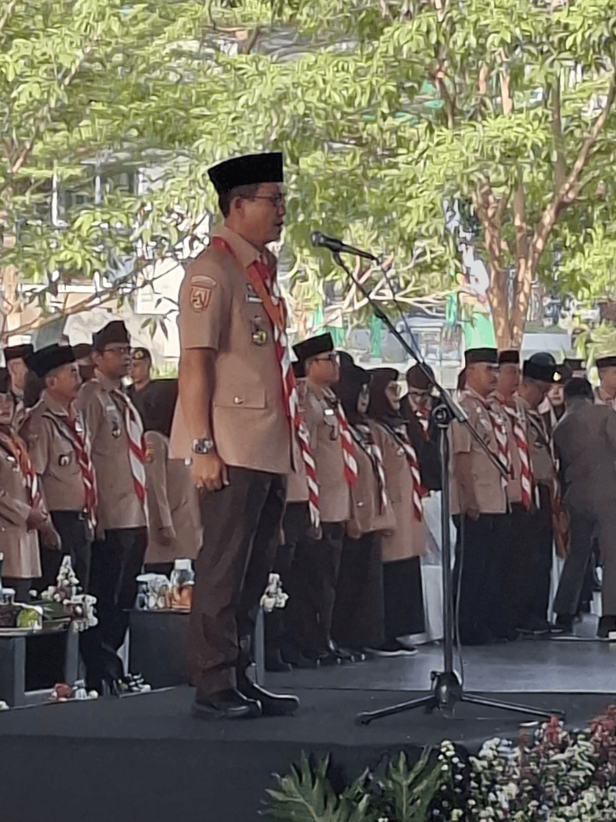 HUT Pramuka ke 65 Kang DS selaku Mabicab Ajak Anggota Pramuka Menjadi Agen Perubahan Ketahanan Pangan