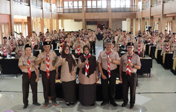 Kwarcab Gerakan Pramuka Dan Dispora Kabupaten Bandung Gelar Bimtek Manajeman Organisasi Kepramukaan
