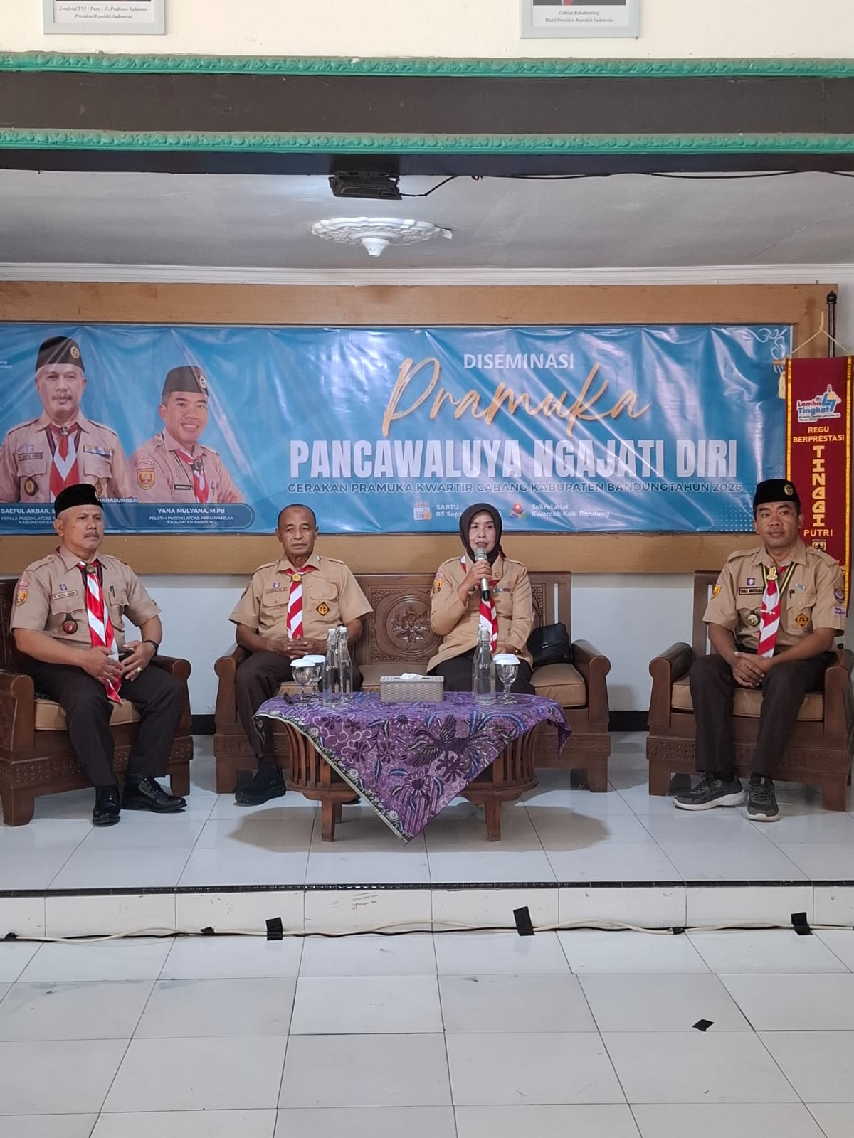 Kwarcab Kabupaten Bandung Gelar Diseminasi Pramuka Pancawaluya Ngajati Diri