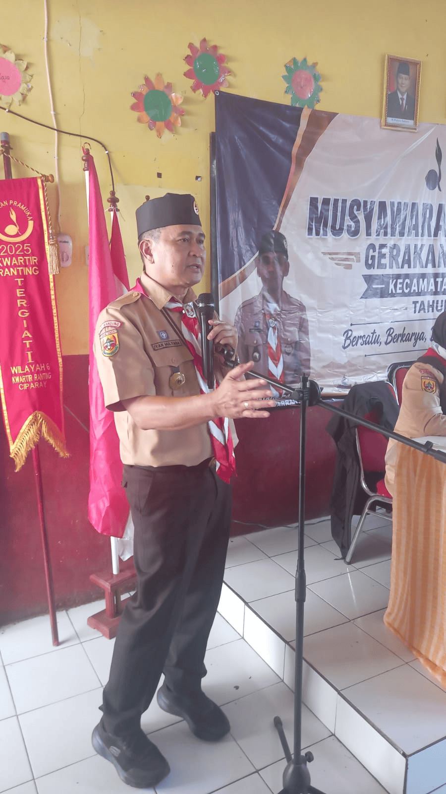 Kwarran Ciparay Selenggarakan Musran 2026, Kak H. Feri Ferdian Terpilih Menjadi Ketua Kwarran Masa Bakti 2026–2029