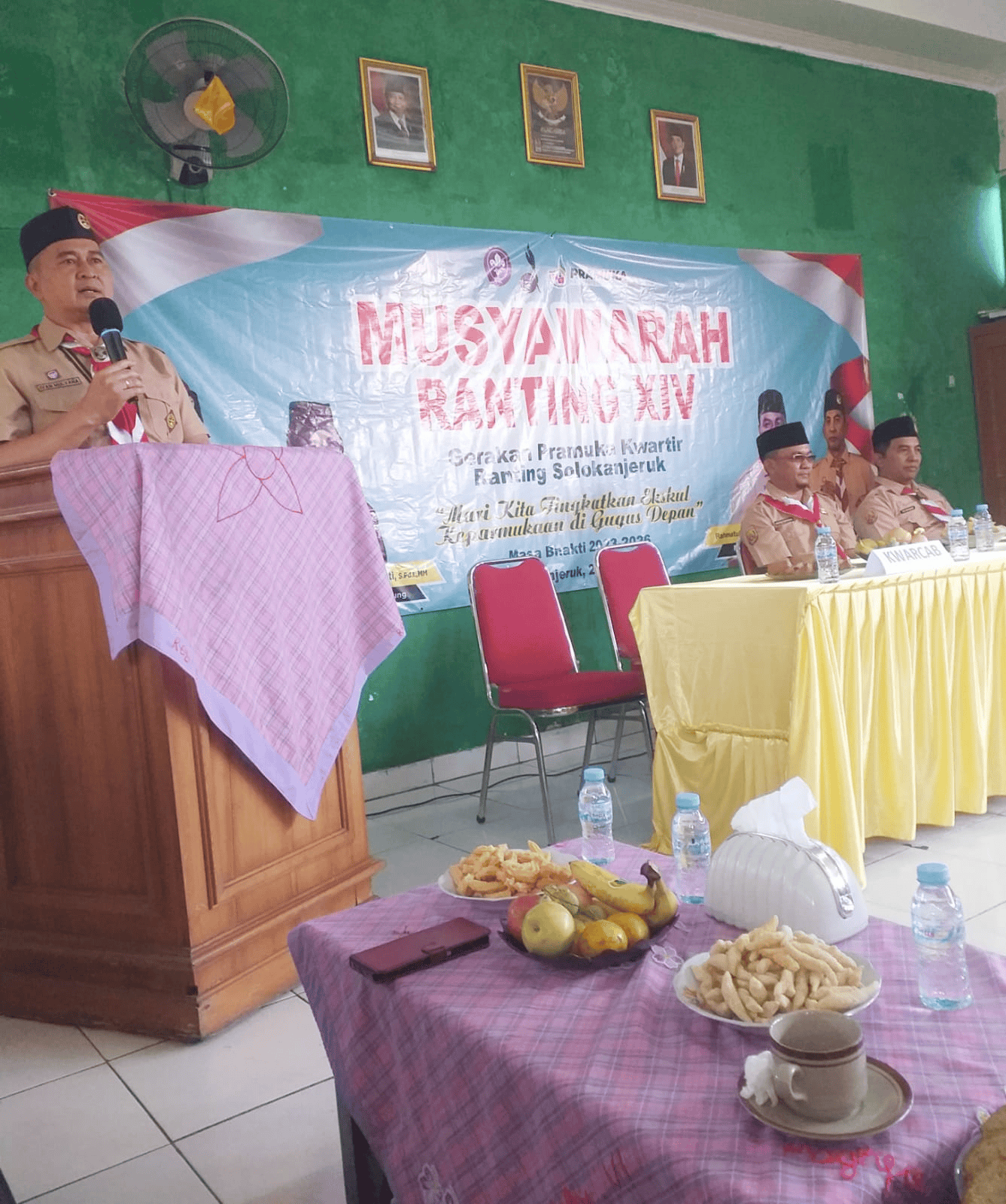 Kwarran Solokanjeruk selenggarakan Musyawarah Ranting 2026
