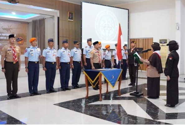 Mabisaka dan Pinsaka Dirgantara Kwarcab Kabupaten Bandung Resmi Dilantik