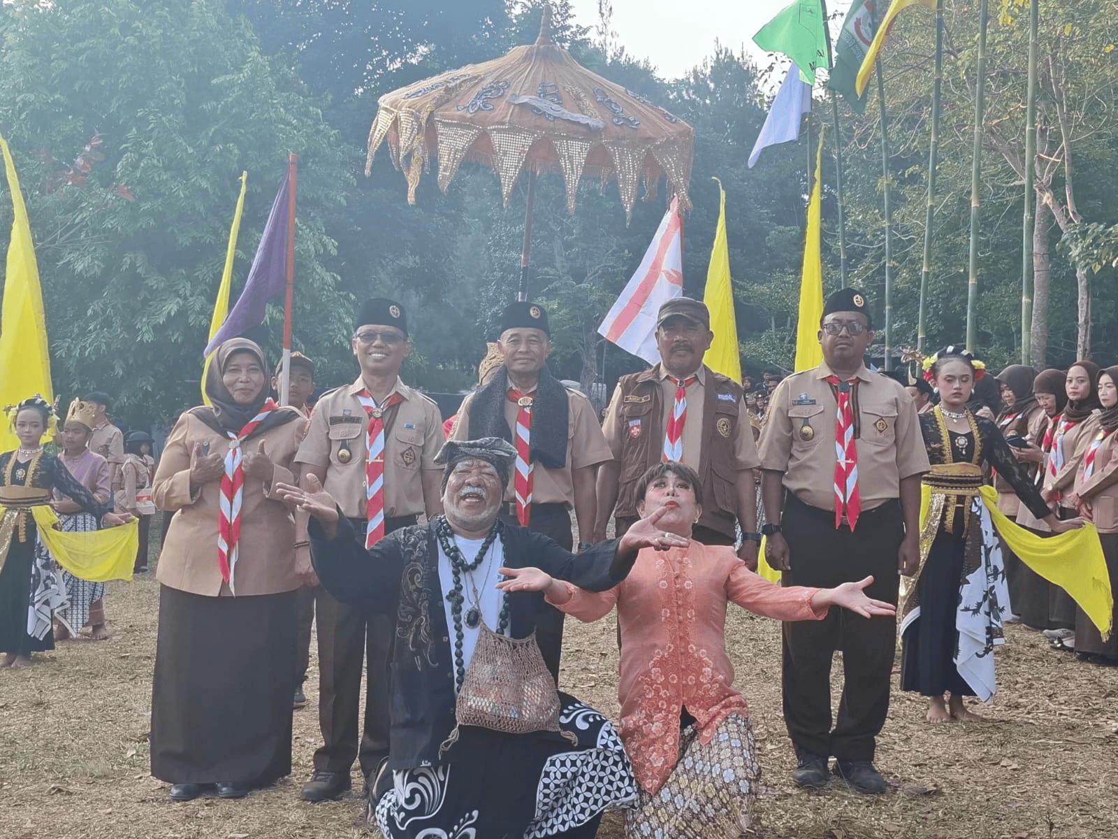 Meriahkan Pembukaan ITA JAMNAS 2026, Kwarran Cileunyi Hadirkan Upacara Adat Lengser
