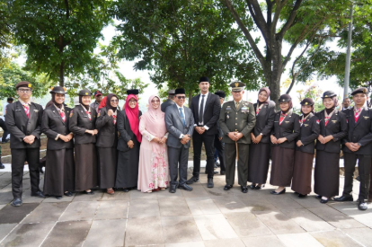 Peringati Hari Pahlawan, Satlak Protokol Kwarcab Pramuka Kabupaten Bandung Ambil Peran dalam Upacara Resmi