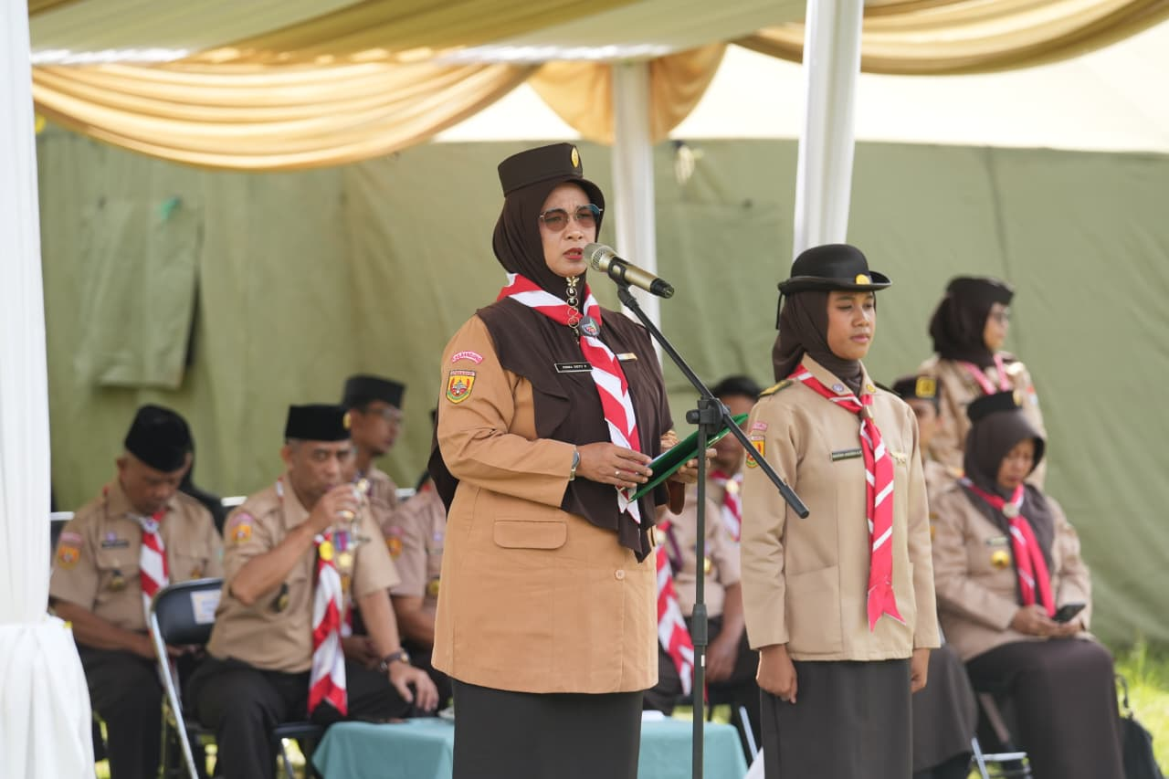 Perkemahan Wira Karya Tahun 2025 Resmi dibuka Oleh Kak Kwarcab