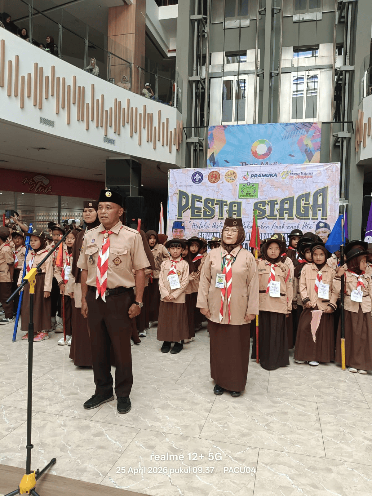 Ratusan Pramuka Siaga Kwarran Majalaya Penuhi The Matic Mall