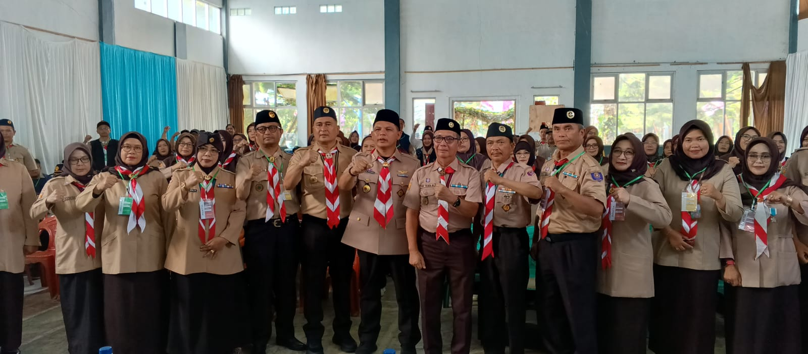 Sekretaris Cabang Bersama Andalan Binamuda Hadiri MUSRAN Kwarran Pangalengan