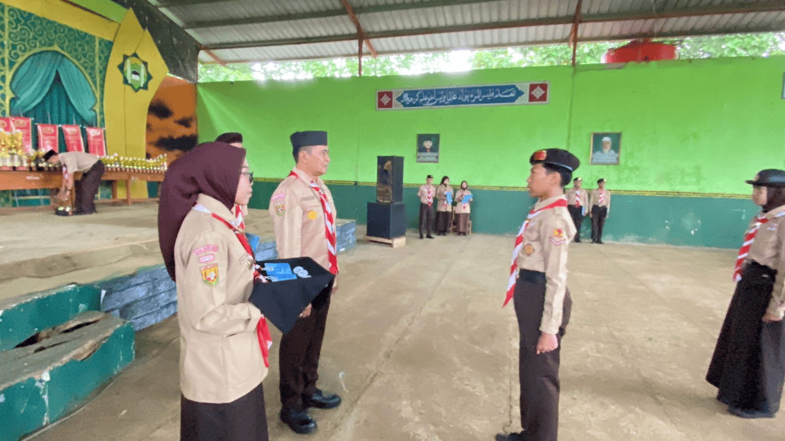 Sekretaris Cabang Kwarcab Kab. Bandung Buka Lomba Tingkat II Kwarran Cimaung