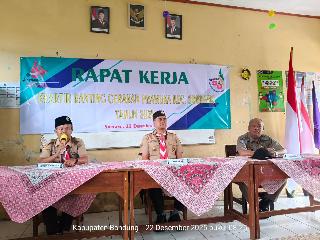 Sekretaris Kwarcab Buka RAKERRAN Soreang