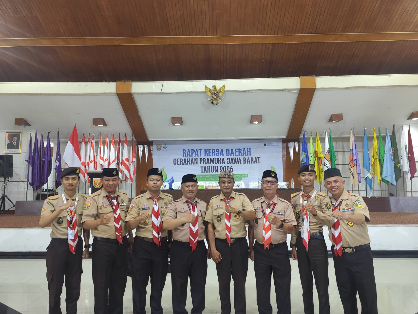 Utusan Kwarcab Kabupaten Bandung Hadiri Rakerda Kwarda Jawa Barat 2026