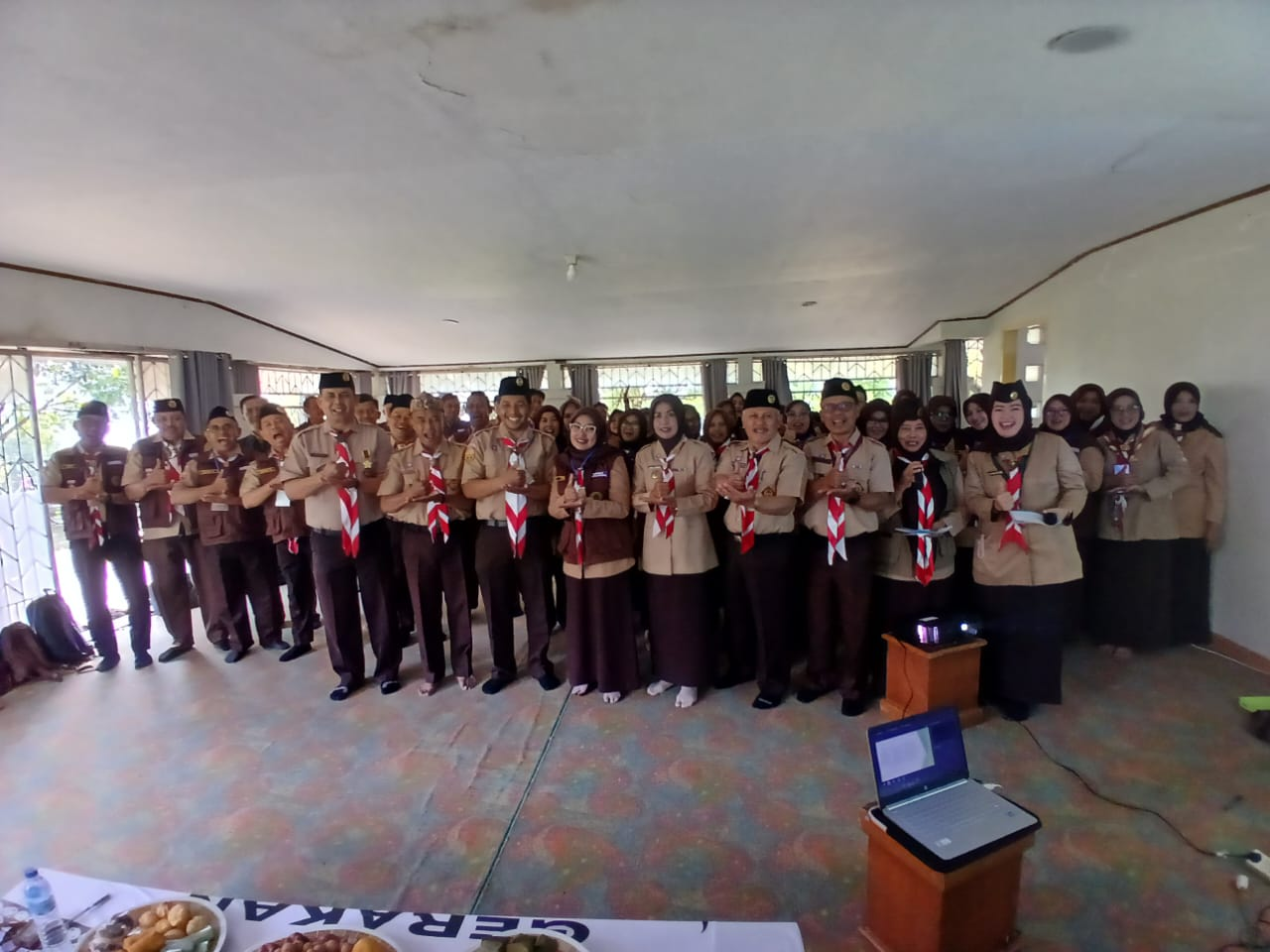 Waka Binawasa & Sekretaris Cabang Pramuka Kwarcab Kab. Bandung Hadiri Kursus Orientasi Mabigus di Kwarran Cileunyi