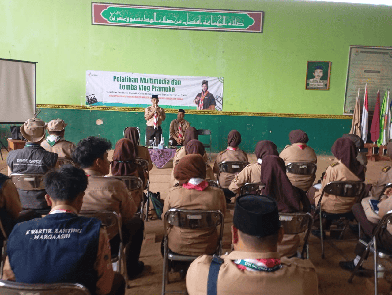 Waka Humas & Informasi Kwarcab Kab. Bandung Buka Pelatihan Vlog Tahun 2025