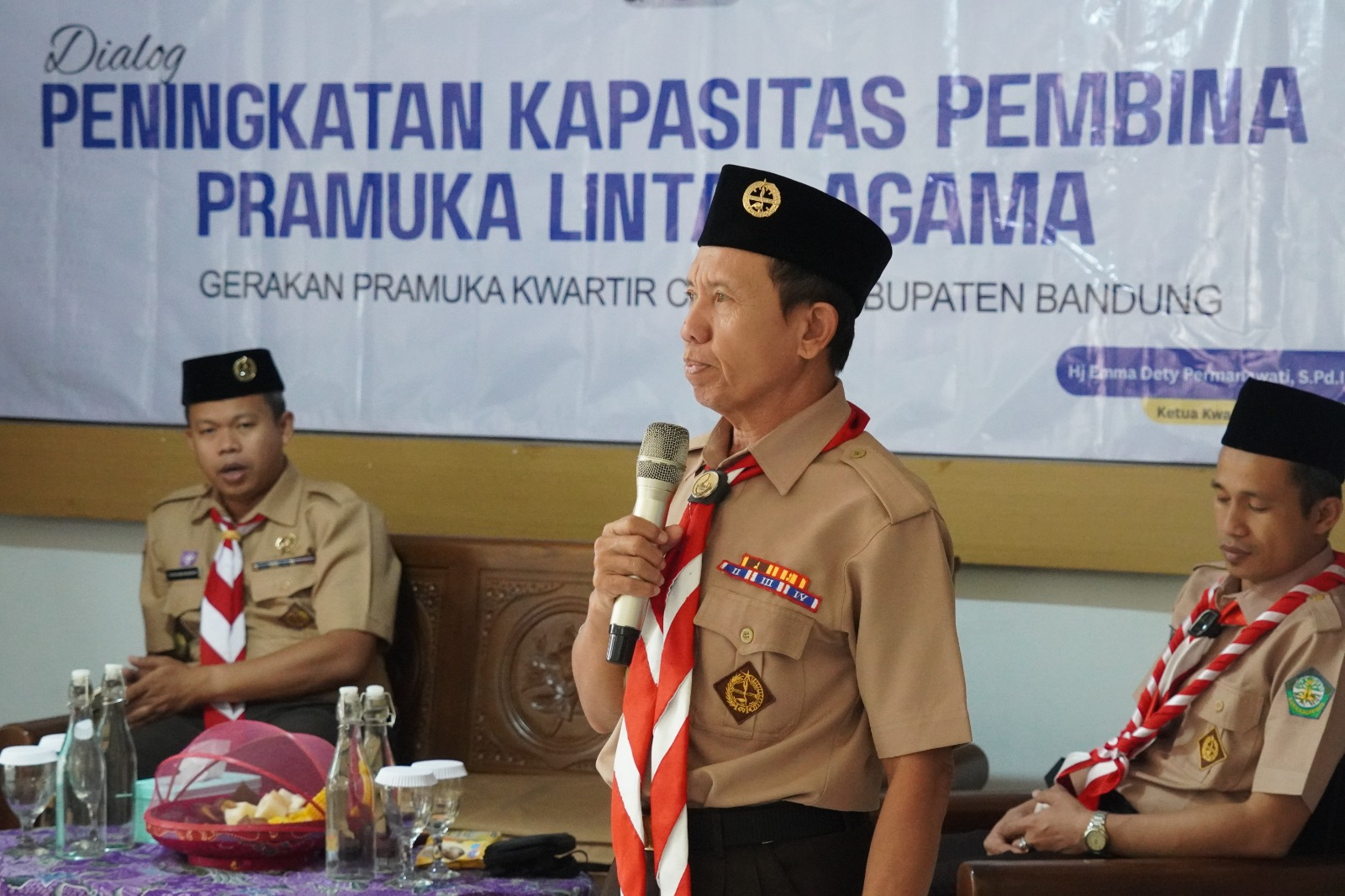 Waka Mensprit Kwarcab Kabupaten Bandung Buka Dialog Pembina Pramuka Lintas Agama